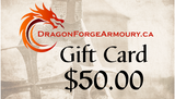 Dragon Forge Armoury Gift Cards