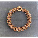 Barrel Weave Copper Bracelet