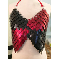 Halter - Red & Black