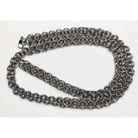 Stainless Steel Inverted Round Necklace