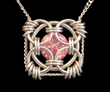 Pendant, Her Majesty's Quilt - Stainless Steel