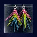 Earrings, Shaggy Spikes - 3 Colours